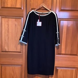 Talbots size 12 brand new black dress